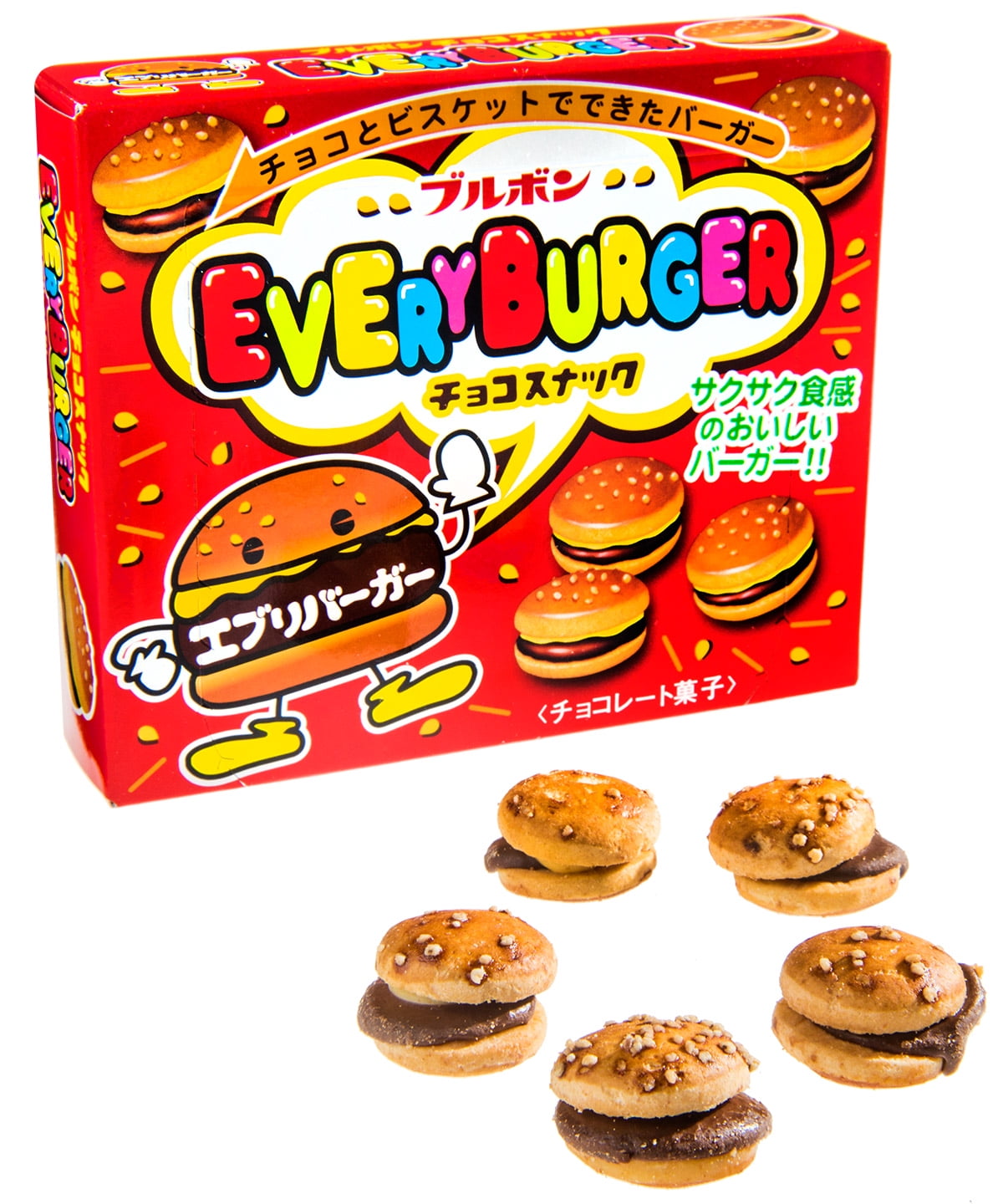 EveryBurger Japanese Candy Bite-size sandwich cookies styled like