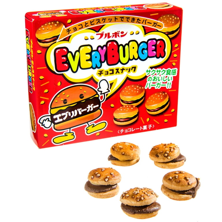 EveryBurger Japanese Candy Bite-size sandwich cookies styled like