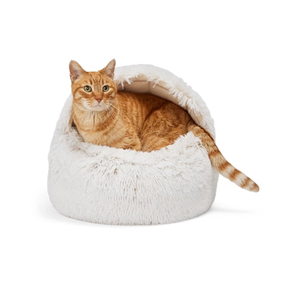 EveryYay Self-Warming Cat Ear Burrow Bed 16" L X 16" W X 8" H