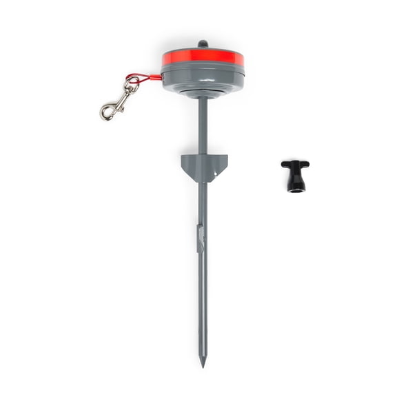 EveryYay Stretch Your Legs Heavy Retractable Tie Out For Dogs up to 100 lbs. 15' ft.