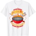 Everybody Chill Granddaughter is On The Grill Quote Cotton TShirt
