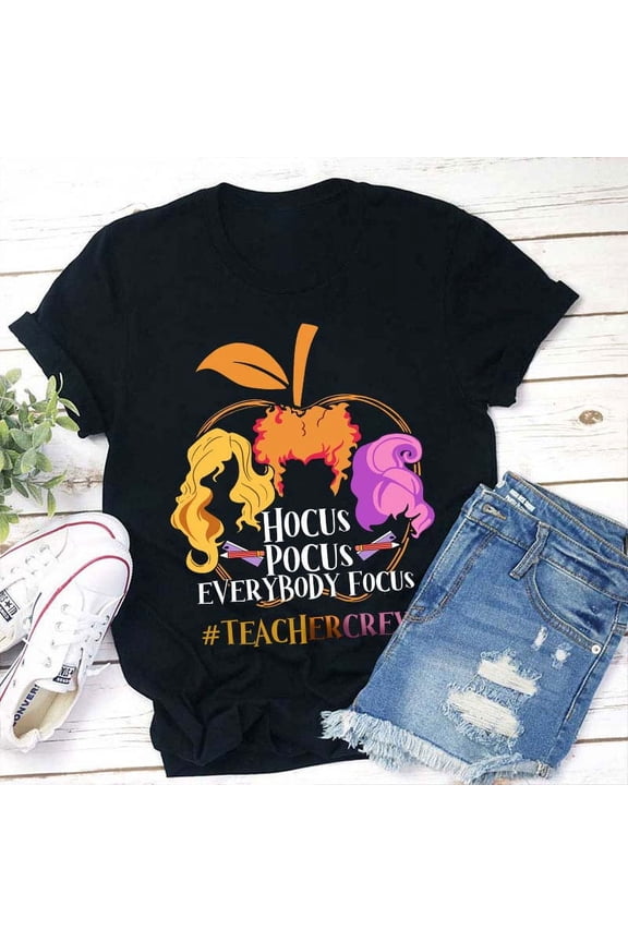 Everybody Focus T-Shirt, Funny Teacher School Shirt, Back to School Classroom Tee, Motivational Unisex Shirt for Students and Educators