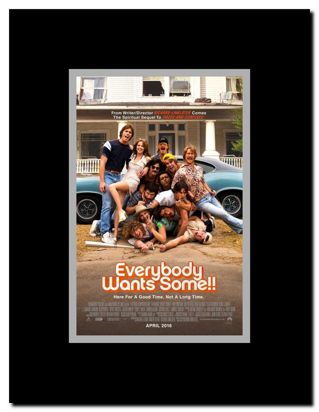 Everybody Wants Some Framed Movie Poster