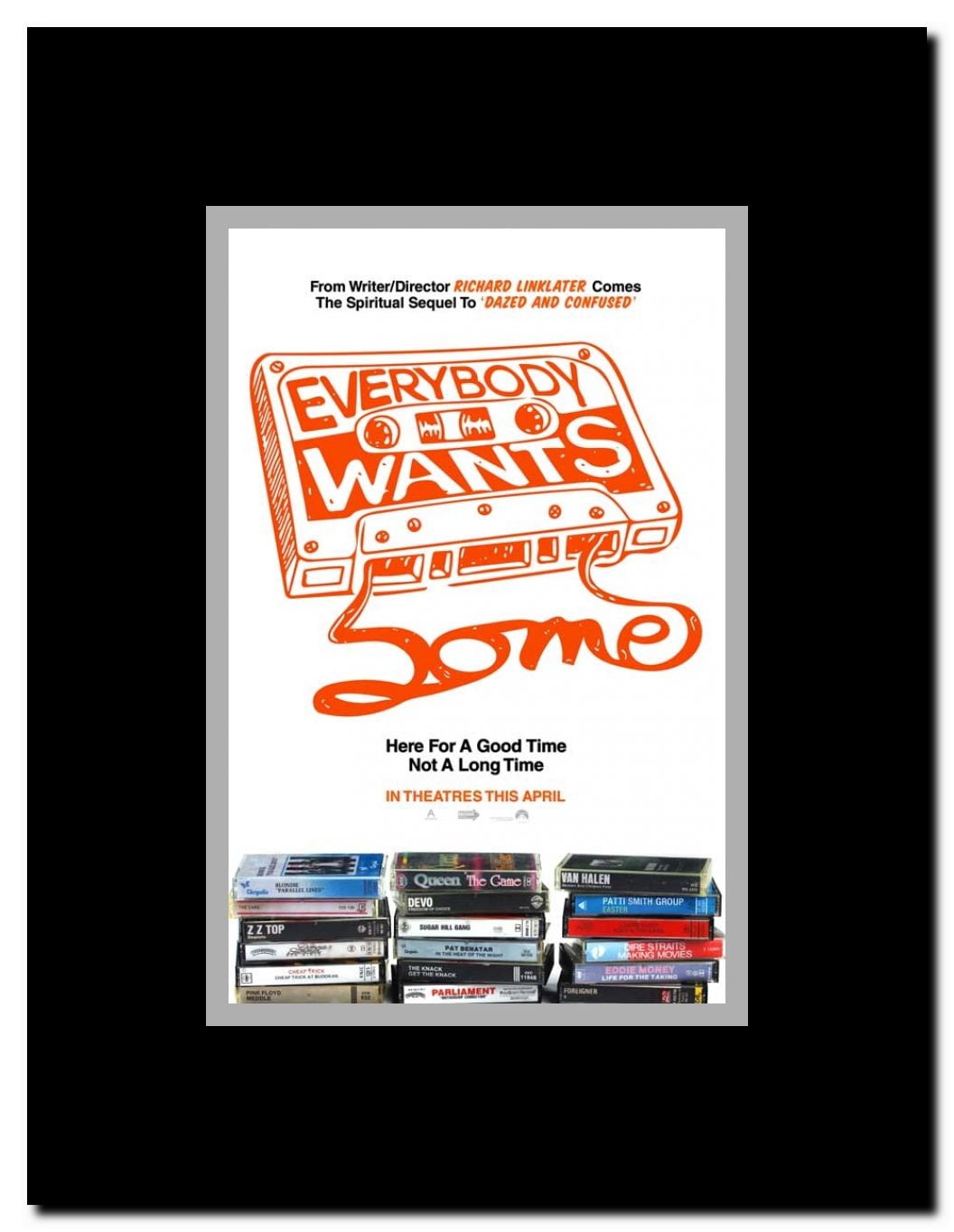 Everybody Wants Some Framed Movie Poster