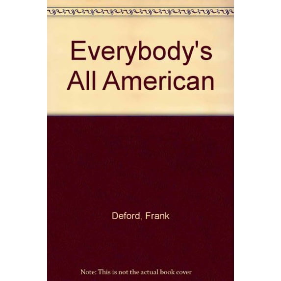 Pre-Owned Everybody's All American (Mass Market Paperback) 0451117301 9780451117304