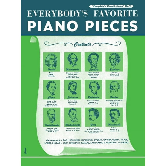 Everybody's Favorite Everybody's Favorite Piano Pieces: Piano Solo, (Paperback)