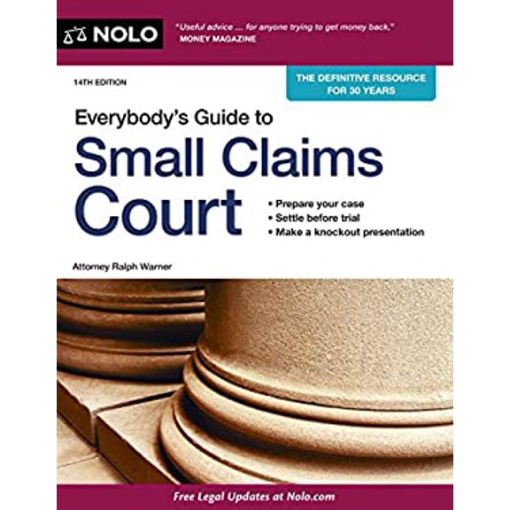 Pre-Owned Everybody's Guide to Small Claims Court (Paperback) 1413316883 9781413316889