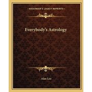 Everybodys Astrology Paperback Alan Leo