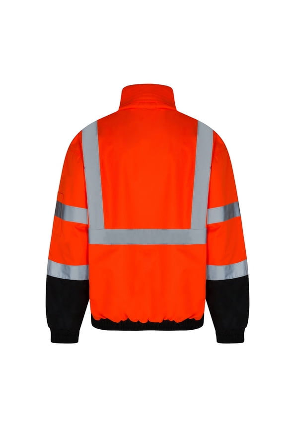 Everyday ANSI Class 3 Full Zip Bomber Jacket (ORANGE)
