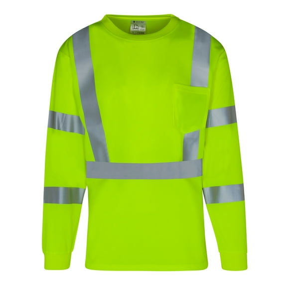 Everyday ANSI Class 3 Long Sleeve UPF-50 T-Shirt (LIME)