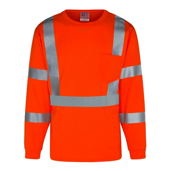 Everyday ANSI Class 3 Long Sleeve UPF-50  T-Shirt (ORANGE)
