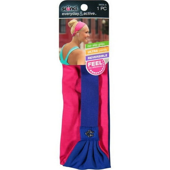 Everyday & Active No-Slip Grip Reversible Headband, 1.0 CT