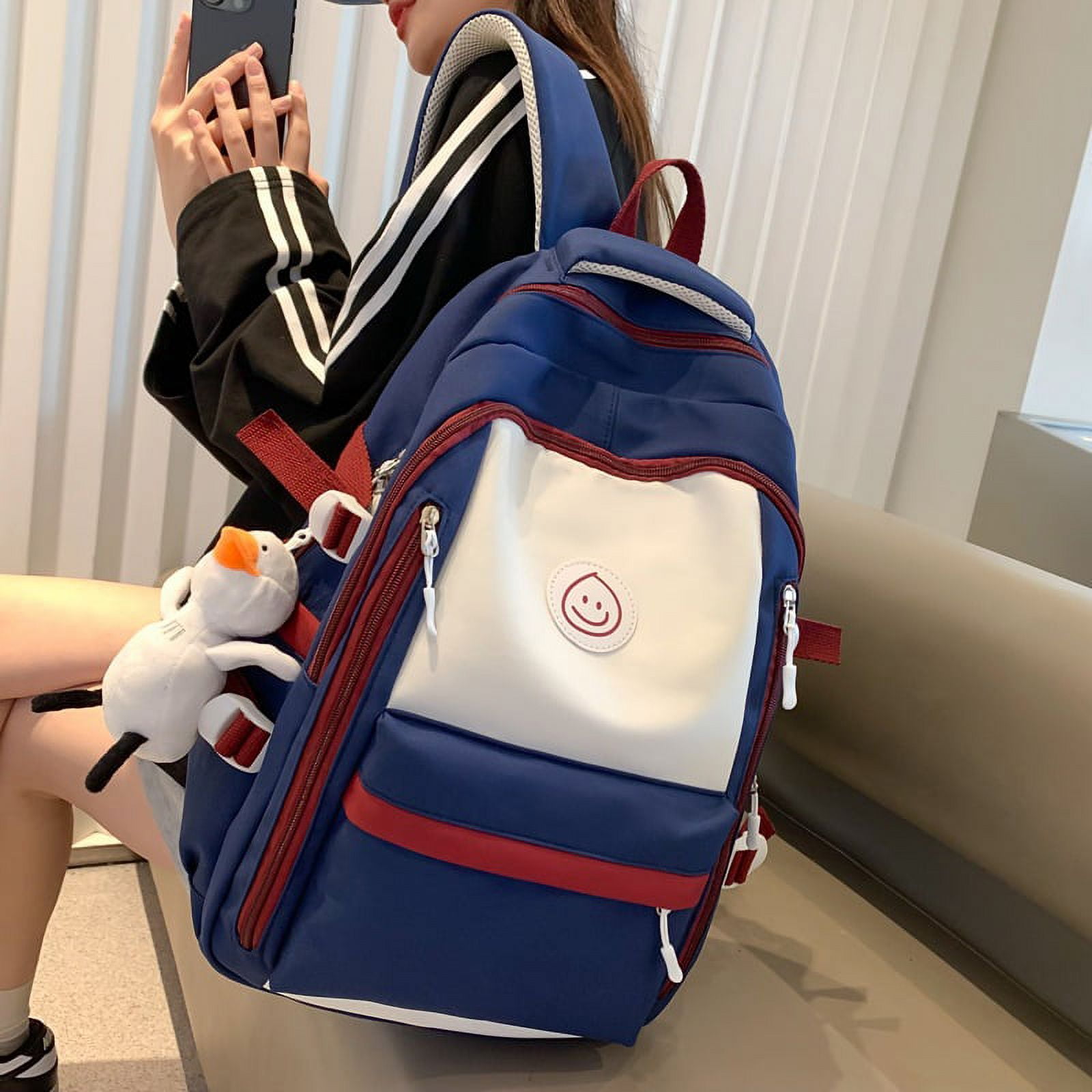 Everyday Backpack For School Cute Bookbag For Teens Girls Boys Lightweight College Backpack For Women Men Middle Students School Bag Travel Rucksack