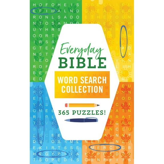 Everyday Bible Word Search Collection: 365 Puzzles!, (Paperback)