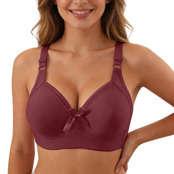 Everyday Bra Women Wireless Seamless Coverage Bra Light Support Non Straps Side Coverage Machine Washable Comfort Bralette,,36