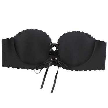 Odeerbi Invisible Sticky Bras For Women 2025 Adhesive Bras Strapless Gathering Bra Push Up Stickers Seamless Silicone Underwear Beige