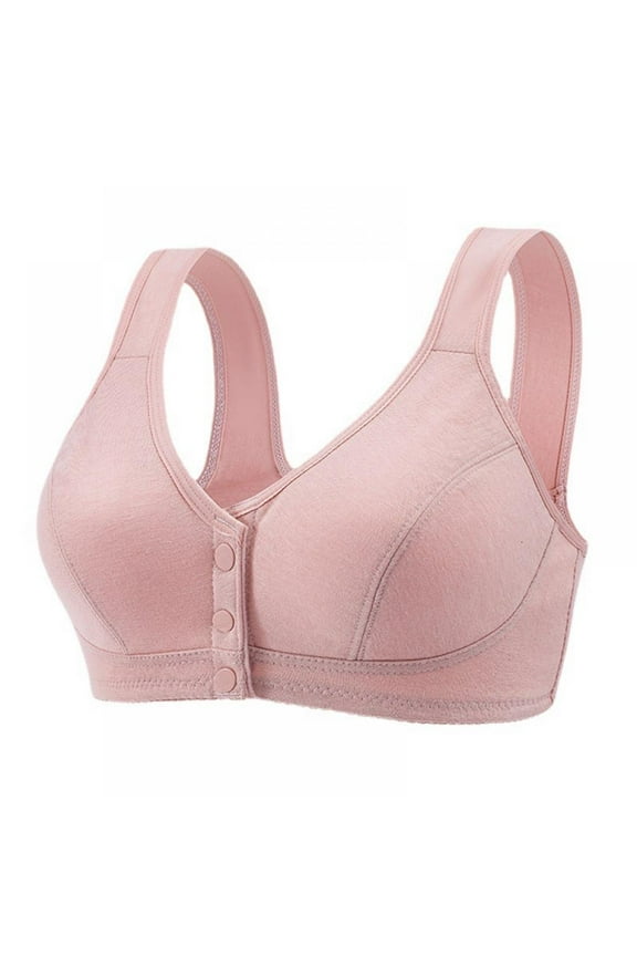 Everyday Bras - Comfort Breathable Soft Cup Wireless Front Close Bras of Women