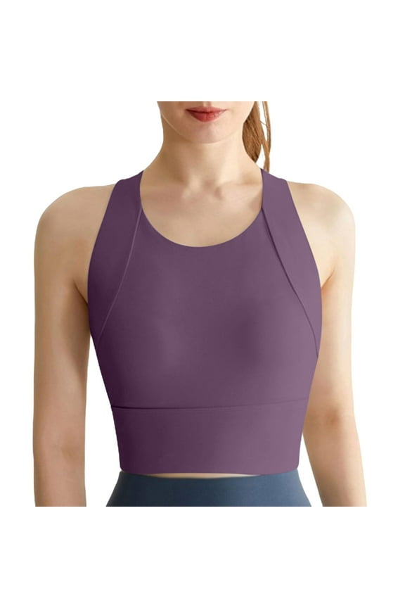 Everyday Bras for Women No Back Bra Large Bras for Women Women's Bras Workout Sports Bras for Women Womens Workout Sports Bra Thin Sports Bra Sports Bra Cups Womens Bras Push up Women's Purple S