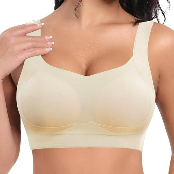 Everyday Bras for Women Back Bra Light Sports Bras for Women Sports Bra Low Support Sports Bras with Cups Pack of Bras for Women Push up Sports Bras with Padding Sports Bra Padding Bras to White M