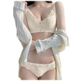 thumbnail image 1 of Everyday Bras for Women Big Tall Mens Underwear Briefs Most Comfortable Mens Underwear Silk Womens Lace Camisole Shorts Set Lace Fan Set Lace Skirt And Top Set Brief for Men Men Underwear White 36, 1 of 4