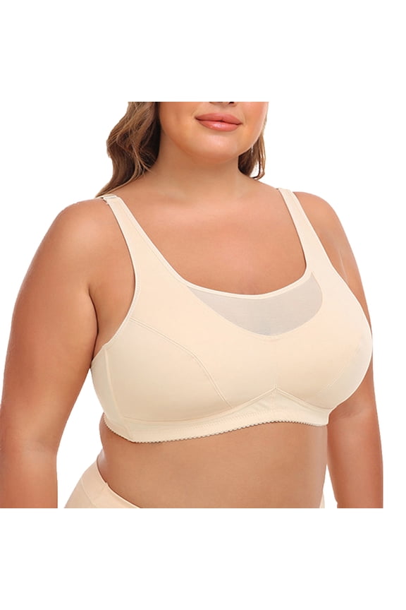Everyday Bras for Women Bra Packs for Women Sports Brawls for Women Sports Bra Workout Mesh Sports Bra Running Sports Bra Sports Bras for Girls Women S Bras Women Bra Set And Underwear Beige 4XL