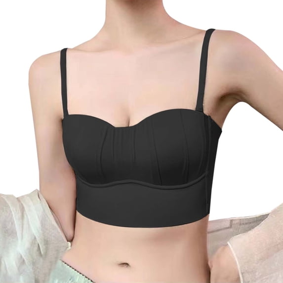 Everyday Bras for Women Bras to Wear with A Backless Dress Womens Bras Push up No Underwire Sports Brawls for Women Backless Bra Tan Bra for Women 36c Bras for Women Push up Sports Bras Black M