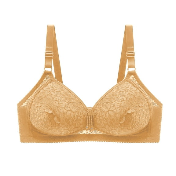 Everyday Bras for Women Bras to Wear with A Backless Dress Womens Bras No Underwire Padded Support Bras for Women Lift No Underwire Womens Workout Bras Strapless Bra for Women plus Size Khaki 38