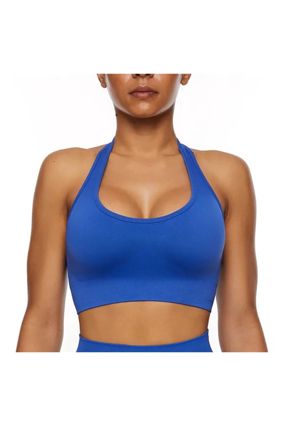 Everyday Bras for Women Brazier for Women Women Bras plus Size Front Closure Athletic Bras for Women Staples Bra Bras for Women Extra Support Sports Bras for Women Support Sports Bras for Blue M