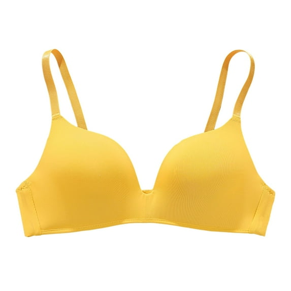 Everyday Bras for Women Brazier for Women Womens Wireless Bras Sports Bras for Running Small Bras Small Bra Medium Sports Bra for Women Womens Bras Comfortable plus Size Wireless Bras for Yellow 32