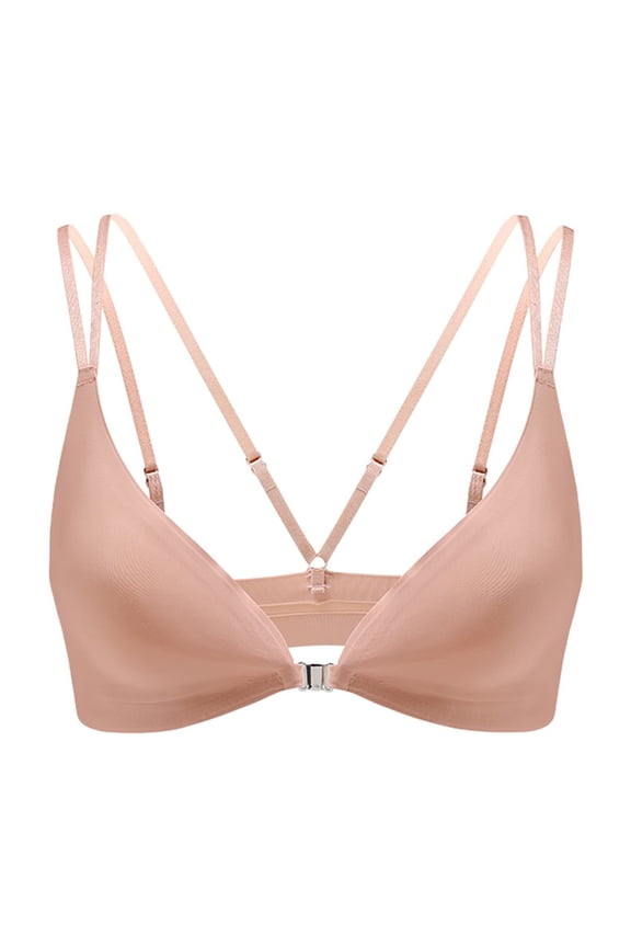 Everyday Bras for Women Compression Bra Low Support Sports Bra Small Bra Woman's Sports Bra Super Push up Bra Women Bra Push up Tan Sports Bra Women's Strapless Bra Strapless Bra for Women Beige L