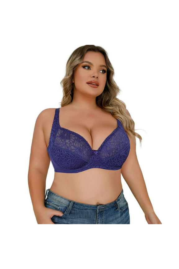 Everyday Bras for Women Extra Large Bras Women Bras Wireless Front Closure Small Bras for Women Women Bras Wireless Pack Strapless Bra Women Bras plus Size Push up Compression Bras Semi Bra Blue 38