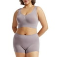 thumbnail image 1 of Everyday Bras for Women Lace Garter Lingerie Set with Choker 3 Piece Lace Garter Set Bed Set Twin Lace Shirt for Men Underwear Moist Panties Underwear Men Sweat Lace up Corset Lingerie Set GY2 L, 1 of 5