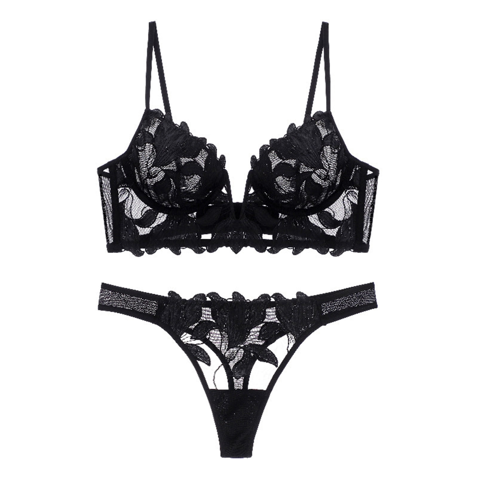 Everyday Bras for Women Lace Long Sleeve Lingerie Set for Women Lace ...