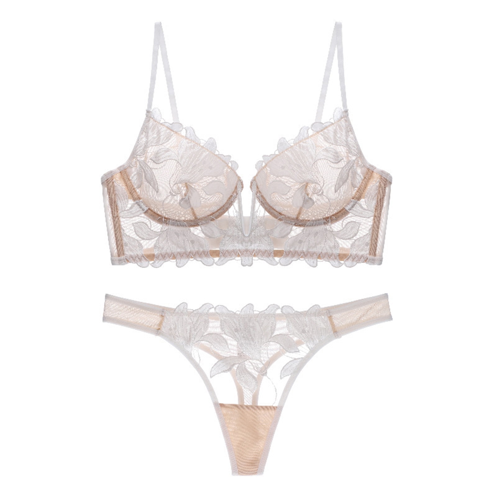 Everyday Bras for Women Lace Long Sleeve Lingerie Set for Women Lace ...