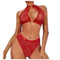 thumbnail image 1 of Everyday Bras for Women Lace Tint Spray Set Lace Lingerie Set with Garter Belt And Stockings Bunker Underwear Good Briefs for Men Pa Underwear Hens Underwear Men Underwear Adult Men Lace Red L, 1 of 8