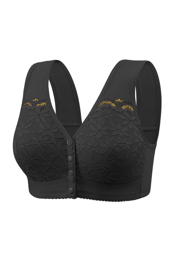 Everyday Bras for Women Low Support Sports Bra Comfort Bras for Women Pack of Push up Bras for Women Sports Bras with Cups Compression Sports Bra plus Size Bra 36c Bra's Women's Strapless Black 40