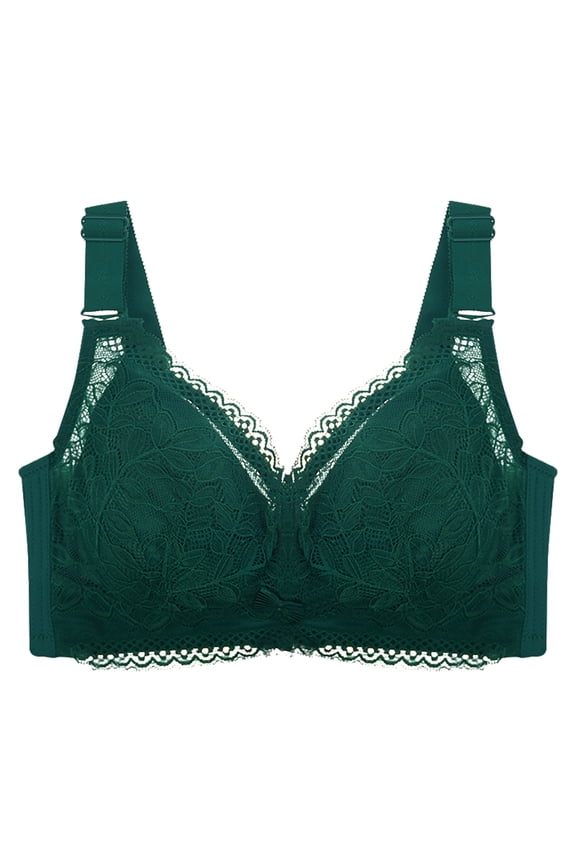 Everyday Bras for Women Medium Support Sports Bras for Women Women Athletic Bra 36c Sports Bra Pack Brazier for Women The Bra Womens Underwire Bras Women S Bras Breathable Sports Bra One Green 85E