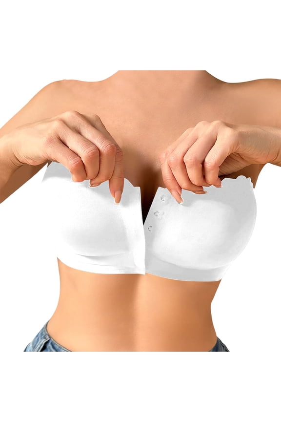 Everyday Bras for Women One Shoulder Sports Bra Top Brazier for Women Womens Bra Push up Sports Bra Sports for Women Bra Bras Wireless Low Back Sports Bra Wireless Bras for Women Support White L