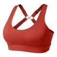 thumbnail image 1 of Everyday Bras for Women Pack of Bra Women S Bras Sports Bra Low Support 2 Cup Push up Bra Womens Bras No Underwire High Support Sports Bras One Shoulder Sports Bra Top Women Sports Bra High Red M, 1 of 6