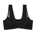thumbnail image 1 of Everyday Bras for Women Padded Sports Bras Women Bra Push up Women's Push up Bras Bras 36c Wireless Bras for Women Support Bulk Bras High Support Sports Bras Bra to Make Look Smaller Pack Black 44, 1 of 5