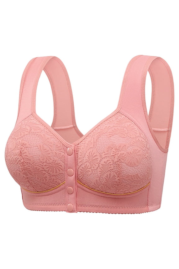 Everyday Bras for Women Padded Sports Bras Womens Athletic Sports Bra Non Removable Pads Sports Bras for Running Womens Sports Bras plus Size Compression Bra Women Bras Wireless plus Size Rose Gold 40