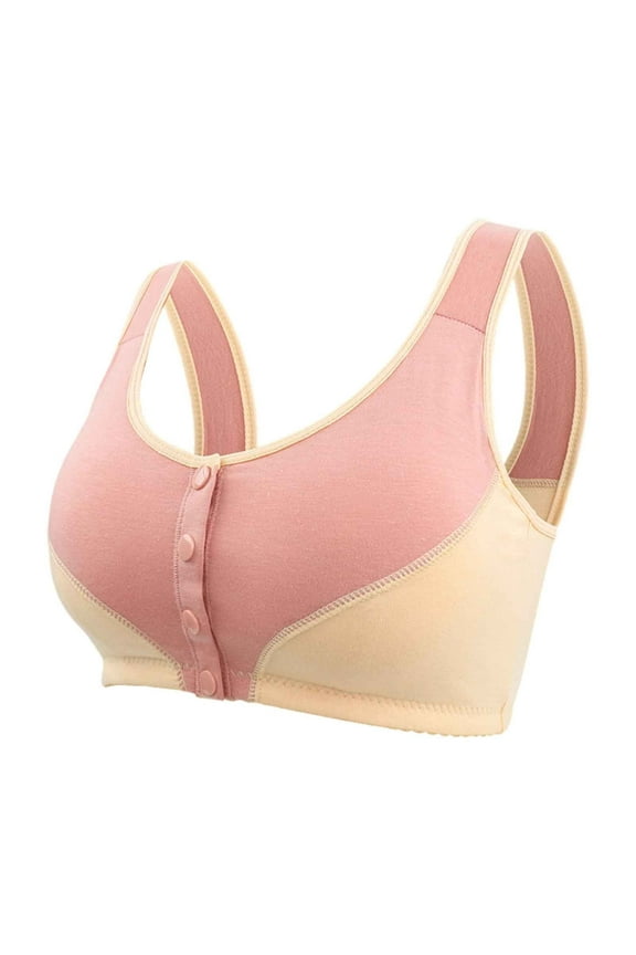 Everyday Bras for Women Running Girls Sports Bra for Women Athletic Bra for Women Padded Sports Bras Women Bras plus Size Front Close Wire Push up Bra Super Push up Bra Womens Bras Pink 48