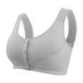 thumbnail image 1 of Everyday Bras for Women Running Girls Sports Bra for Women Athletic Bra for Women Padded Sports Bras Women Bras plus Size Front Close Wire Push up Bra Super Push up Bra Womens Bras Grey 48, 1 of 4