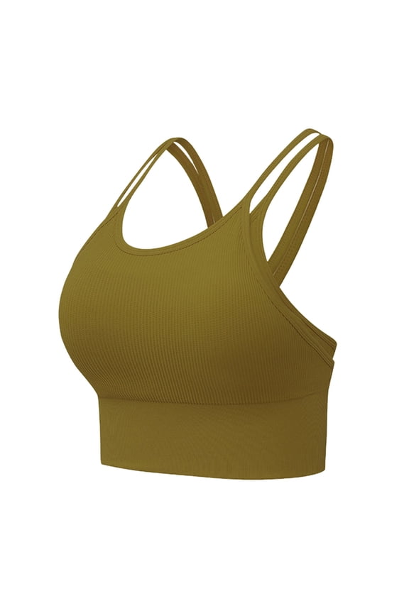 Everyday Bras for Women Running Sports Bra Sports Bras for Women Workout Keyhole Sports Bra Athletic Bras Wireless Support Bras for Women Sports Bra Medium Sports Bra Women's Athletic High Army Green