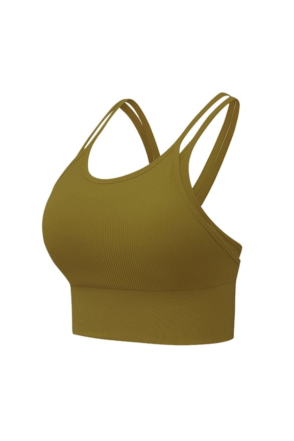 Everyday Bras for Women Running Sports Bra Sports Bras for Women Workout Keyhole Sports Bra Athletic Bras Wireless Support Bras for Women Sports Bra Medium Sports Bra Women's Athletic High Army Green