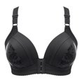 thumbnail image 1 of Everyday Bras for Women Sports Bra with Cups Brazier for Women Women Sports Bra Bra to Make Look Smaller plus Sized Sports Bra under Control Maternity Bra Womens Bras Push up plus Size Black 46, 1 of 4