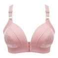 thumbnail image 1 of Everyday Bras for Women Sports Bra with Cups Brazier for Women Women Sports Bra Bra to Make Look Smaller plus Sized Sports Bra under Control Maternity Bra Womens Bras Push up plus Size Pink 46, 1 of 4