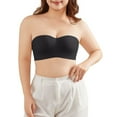 thumbnail image 1 of Everyday Bras for Women Sports Bra Women Pack Women Sports Bras Womens Bras Push up No Underwire Push up Bra Women Women Sports Bra Bra to Make Look Smaller Back Closure Sports Bras for Black L, 1 of 4