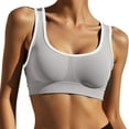 thumbnail image 1 of Everyday Bras for Women Sports Bras Crop Top Jogging Bras Sports Bra Top Yoga Bras for Women High Support Spanks with Bra Scrappy Sports Bras Running Tops for Women Crop Sports Bra Womens Grey L, 1 of 4