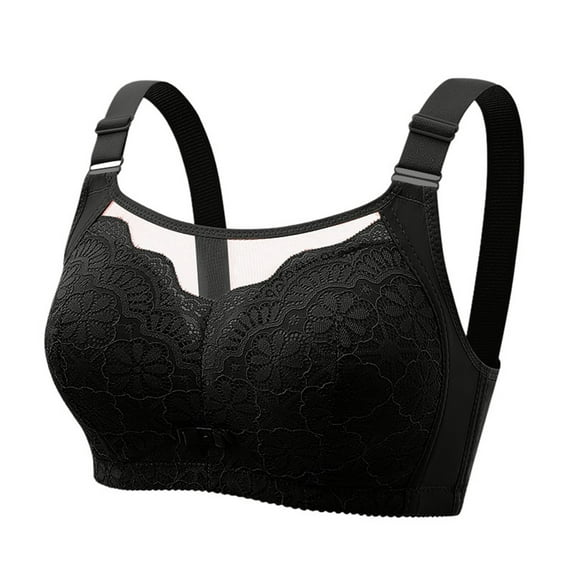 Everyday Bras for Women Sports Bras Pack Woman's Sports Bra Brassiere for Women Sports Bra Large Womens Athletic Sports Bra Low Support Pads for Sports Bras for Women Sports Bra Padding Black 42